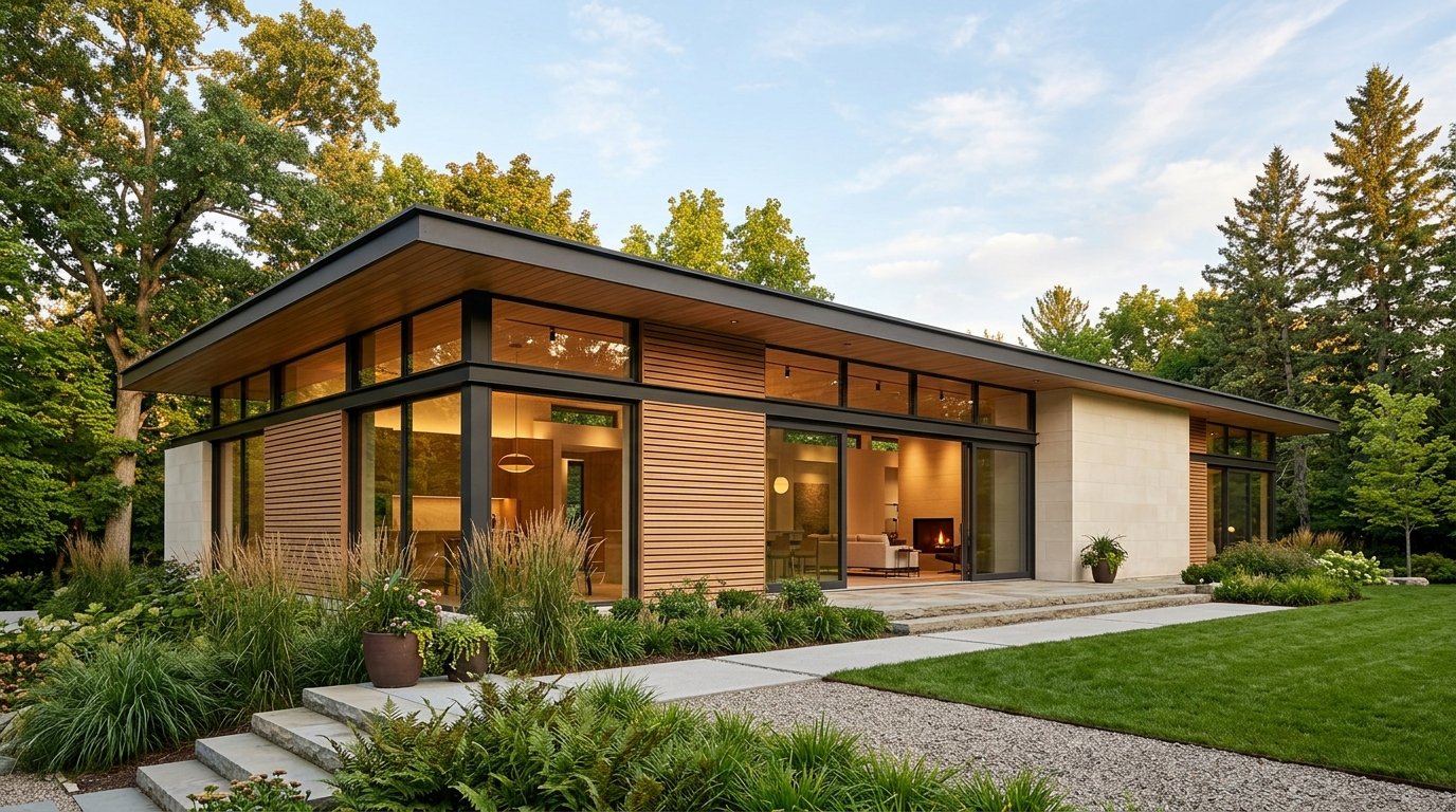 Frontage Homes minimalist modern residence with infinity pool and sunset cliffside deck